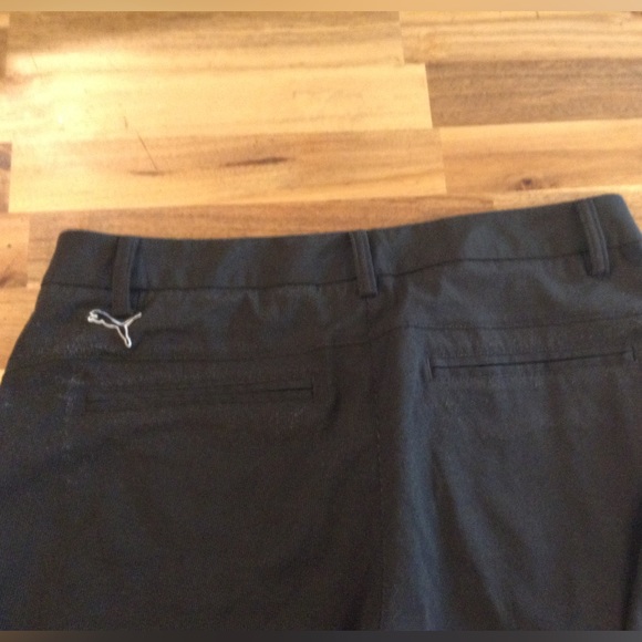 Puma Women’s Golf Pants| Size 10| Black with Small white Polka Dots - Picture 4 of 7